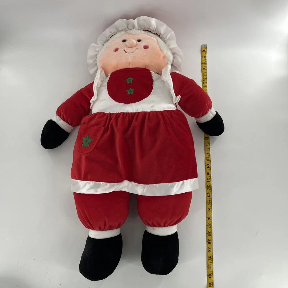 Vintage Mrs‎ Claus 3 ft Christmas Plush Caltoy Figure Large Child Size 36